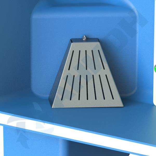 Изотермический контейнер 1200 л для перевозки живой рыбы с пластиковым люком, со сливом G2" - Артикул: КРИ1200_ПЛН