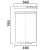 Пластиковый бак, цилиндрический вертикальный 130 литров - Артикул: 130ЕК